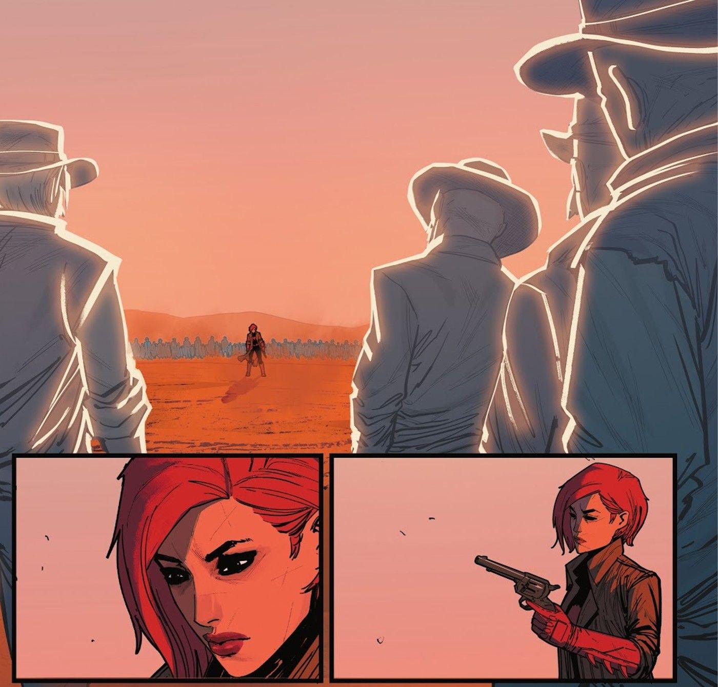 Batwoman encara cowboys fantasmas no velho oeste em Outsiders #8