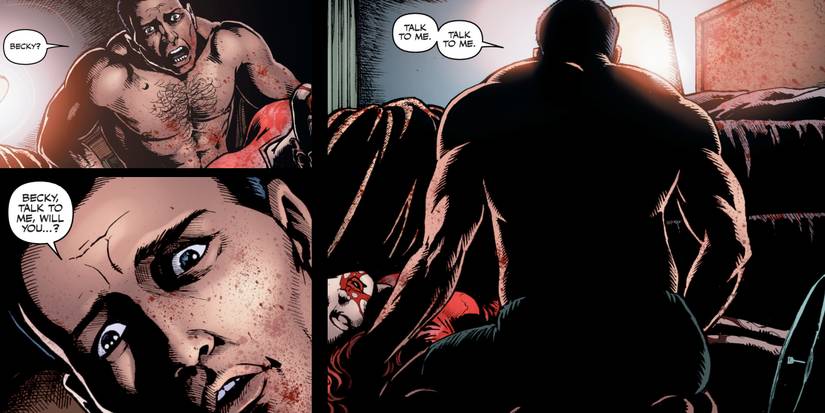 Billy Butcher Finds Becca Dead in The Boys Comic Art
