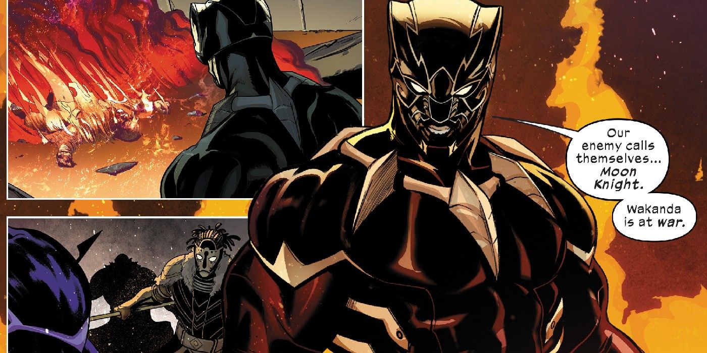 black panther declares war on moon knight