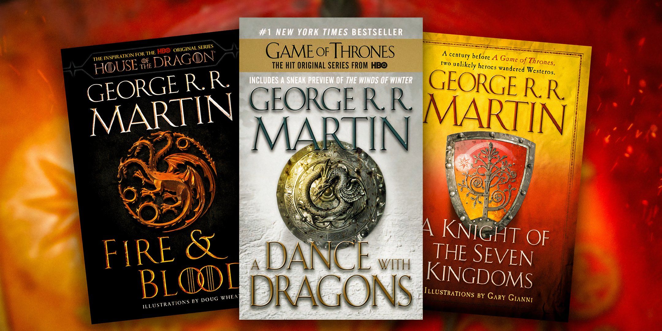 A Song of Ice & Fire book covers