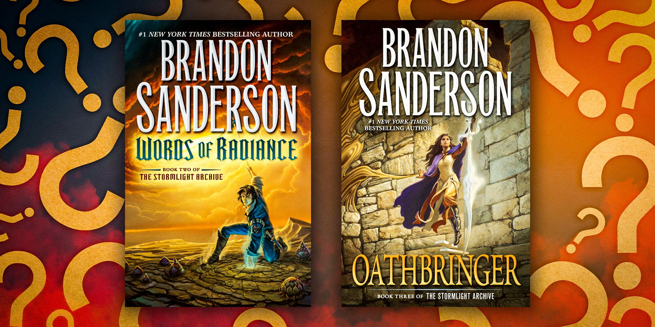 Covers of Words of Radiance and Oathbringer