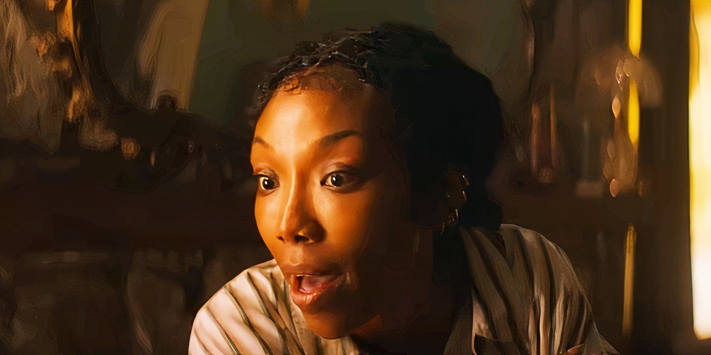 Brandy yelling at somebody in The Front Room trailer