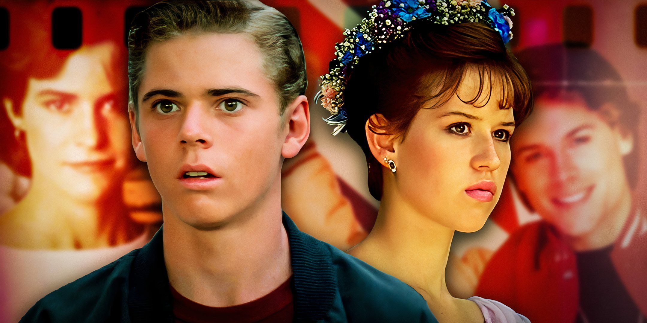 C. Thomas Howell as Ponyboy Curtis from The Outsiders and (Molly Ringwald as Samantha) from Sixteen Candles
