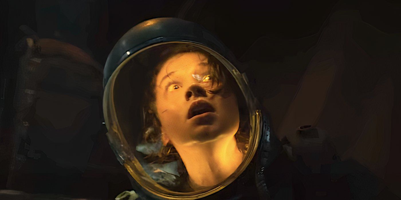 Cailee Spaeny's Rain looking terrified in a spacesuit in Alien Romulus trailer 2