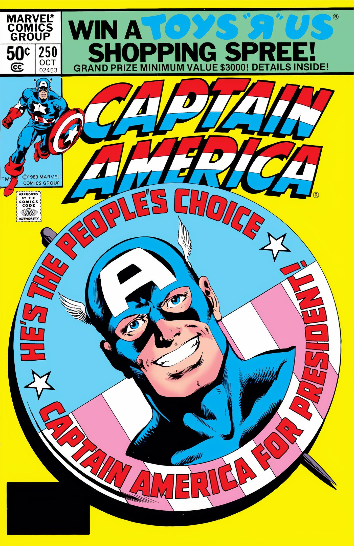 Capa do Capitão América #250