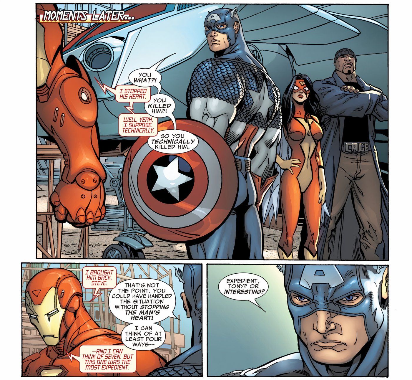Captain America Calls Out Iron Man