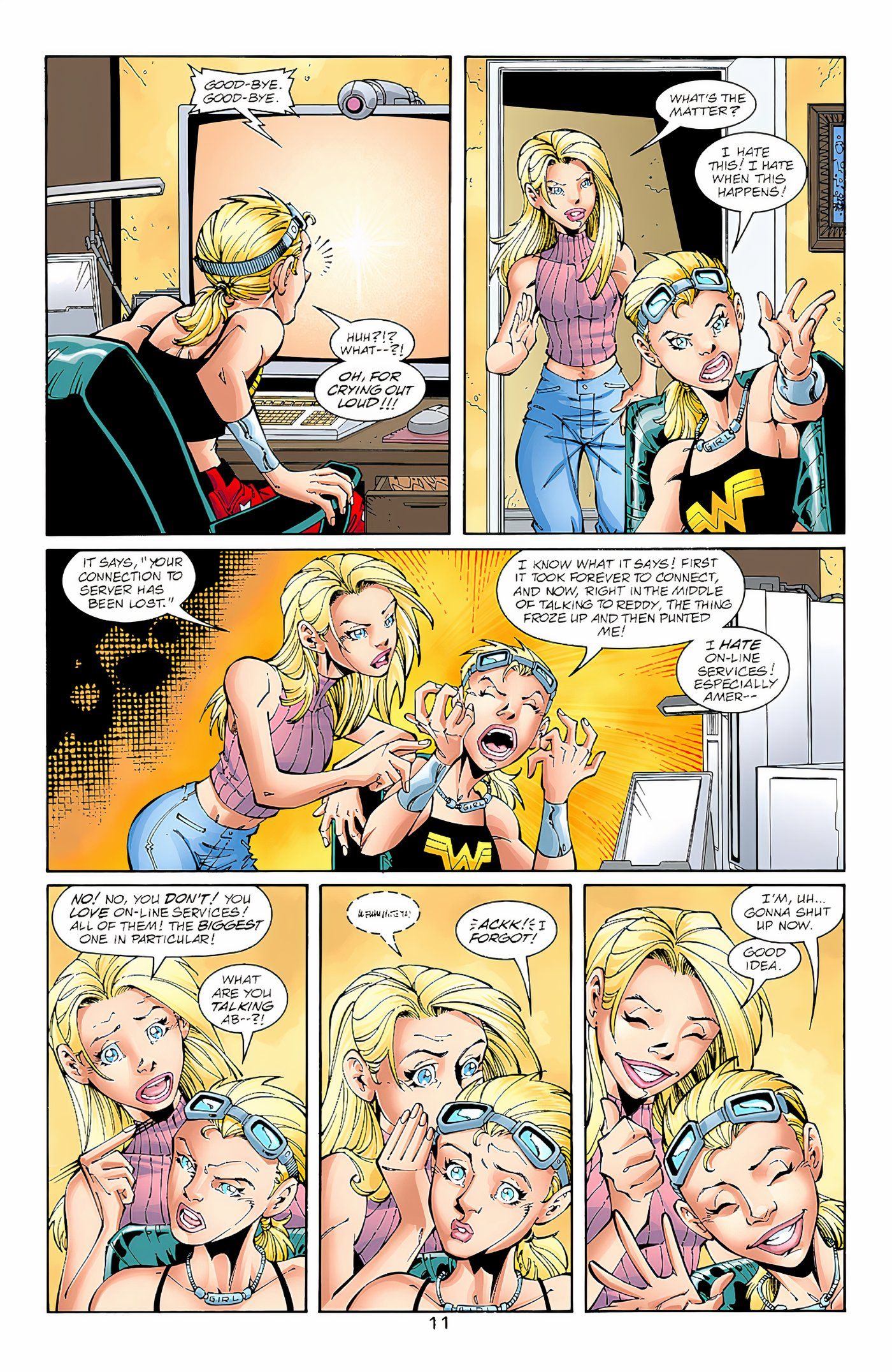 Cassie Learns That DC Has Been Bought Out By Time Warner