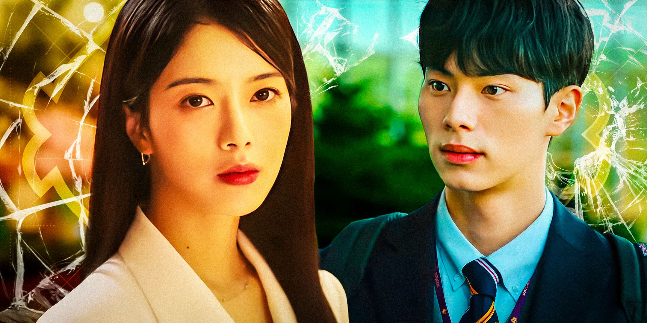 Roh Jeong-eui as Jung Jae-i and Lee Chae-min as Kang Ha in Hierarchy