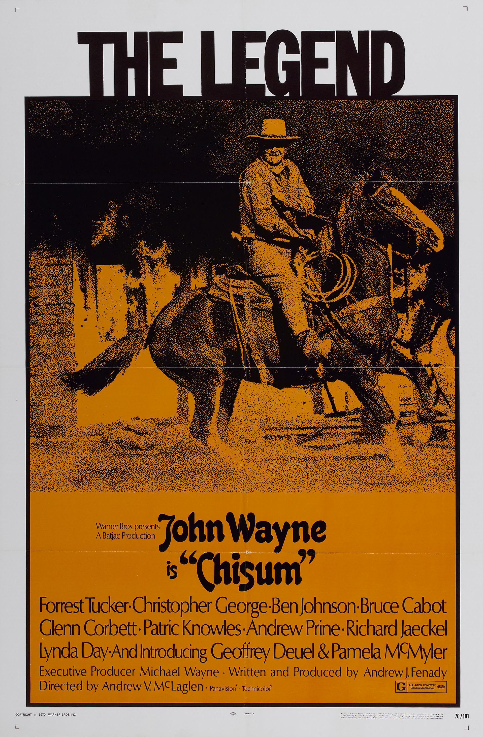 Chisum 1970 Film Poster