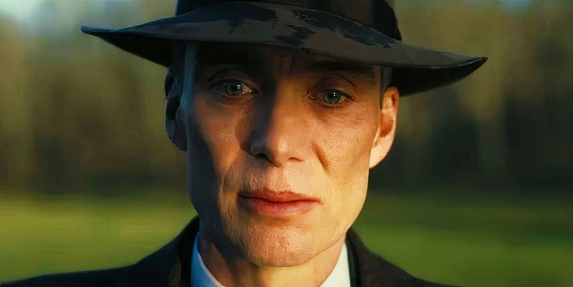 Cillian Murphy's Oppenheimer looking dismayed at the end of Oppenheimer