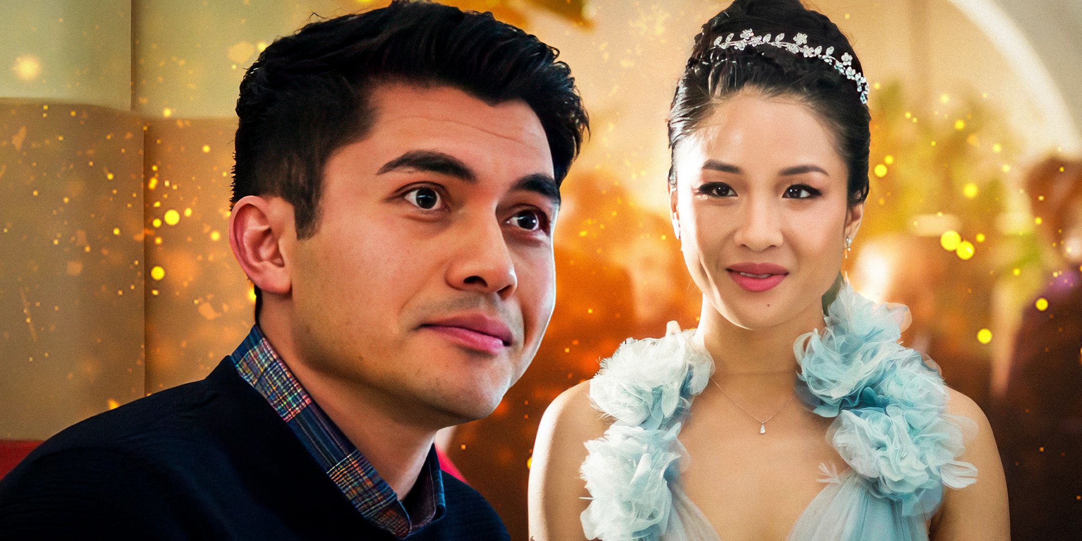 Constance Wu (Rachel Chu) and Henry Golding (Nick Young) from Crazy Rich Asians