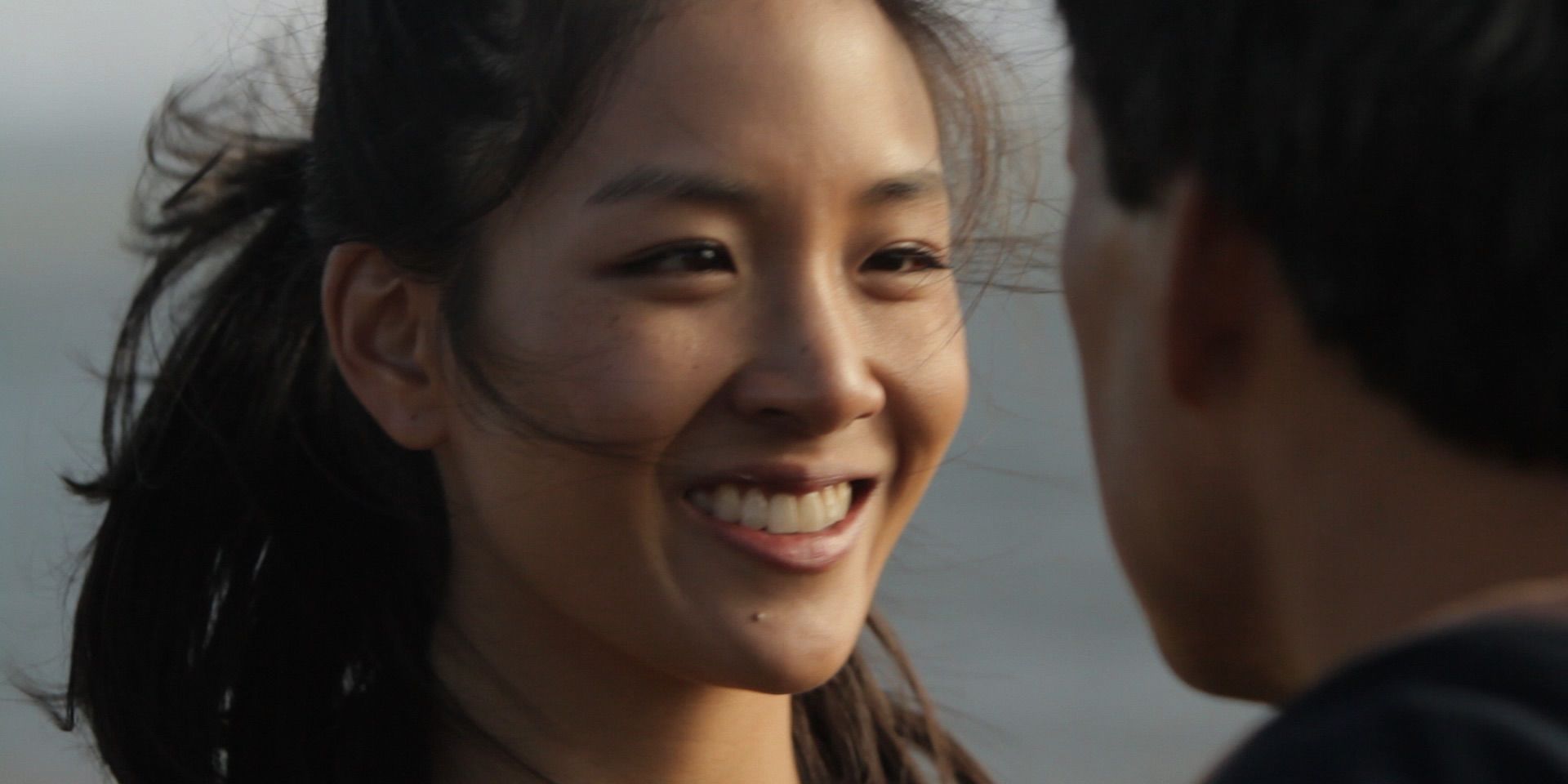 Constance Wu smiles in East Bay movie still