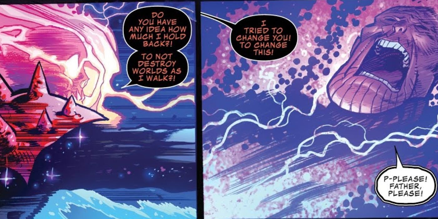 Motoqueiro Fantasma Cósmico matando Thanos.