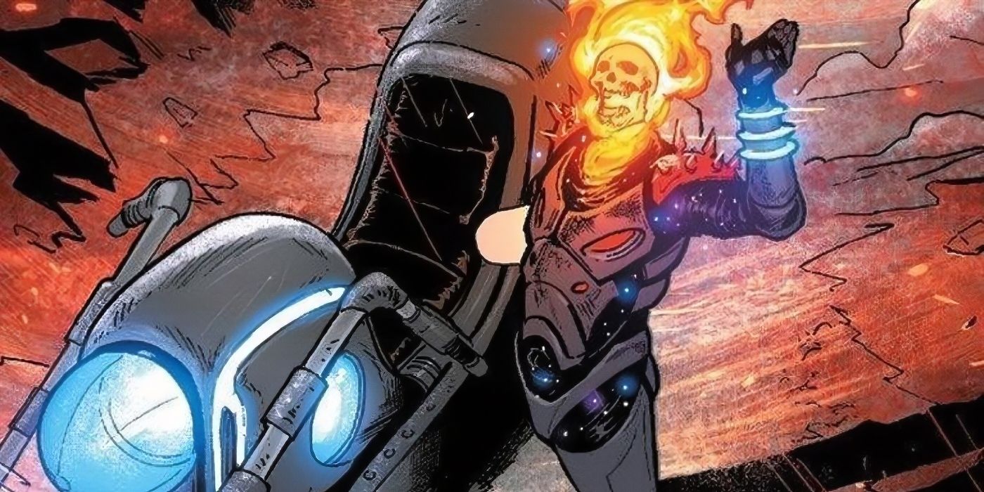 Cosmic Ghost Rider se apresentando na Marvel Comics.
