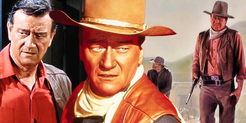 Custom image of John Wayne in Rio Bravo, El Dorado and Rio Lobo