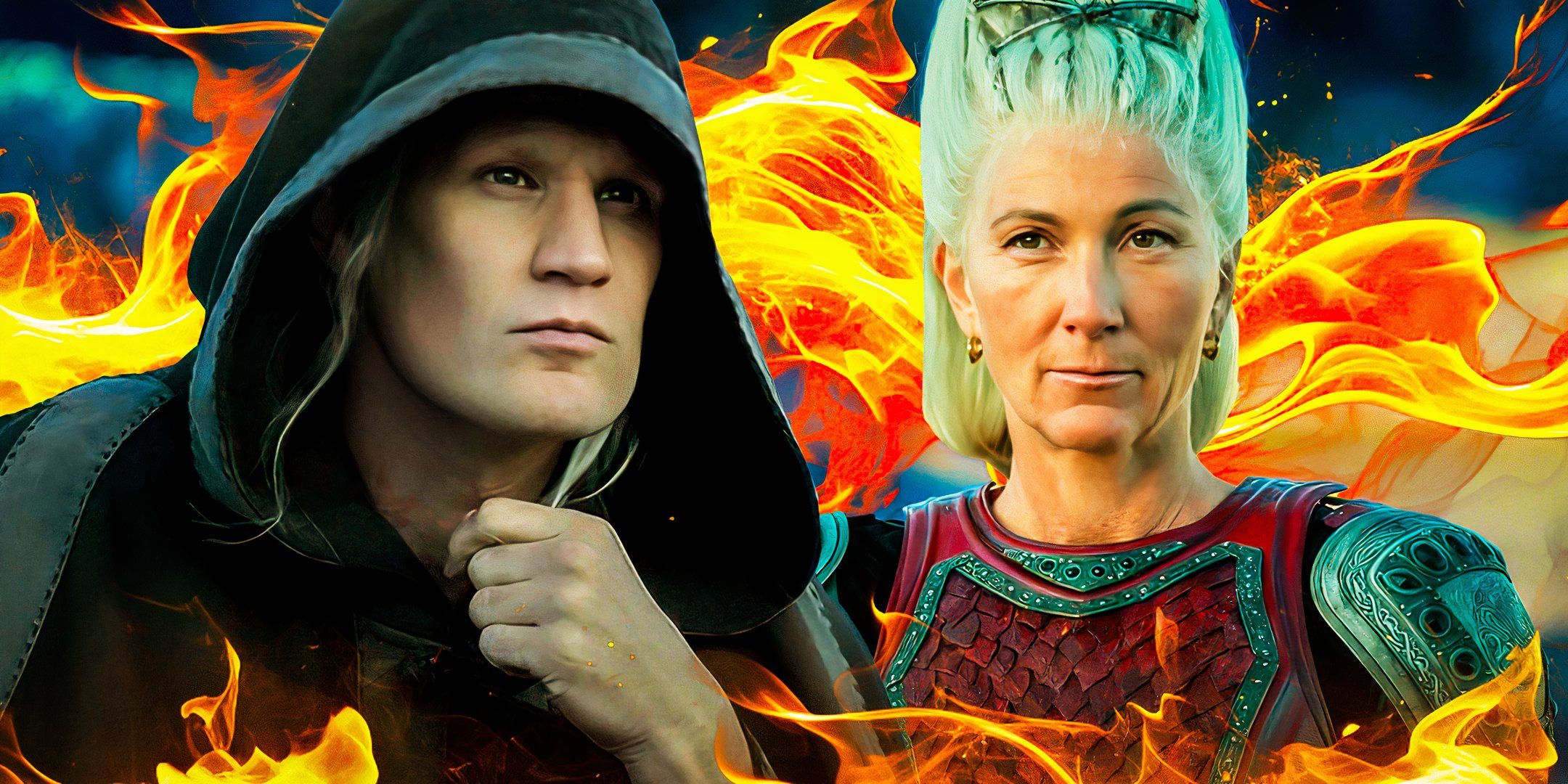 Daemon and Rhaenys from House of the Dragon