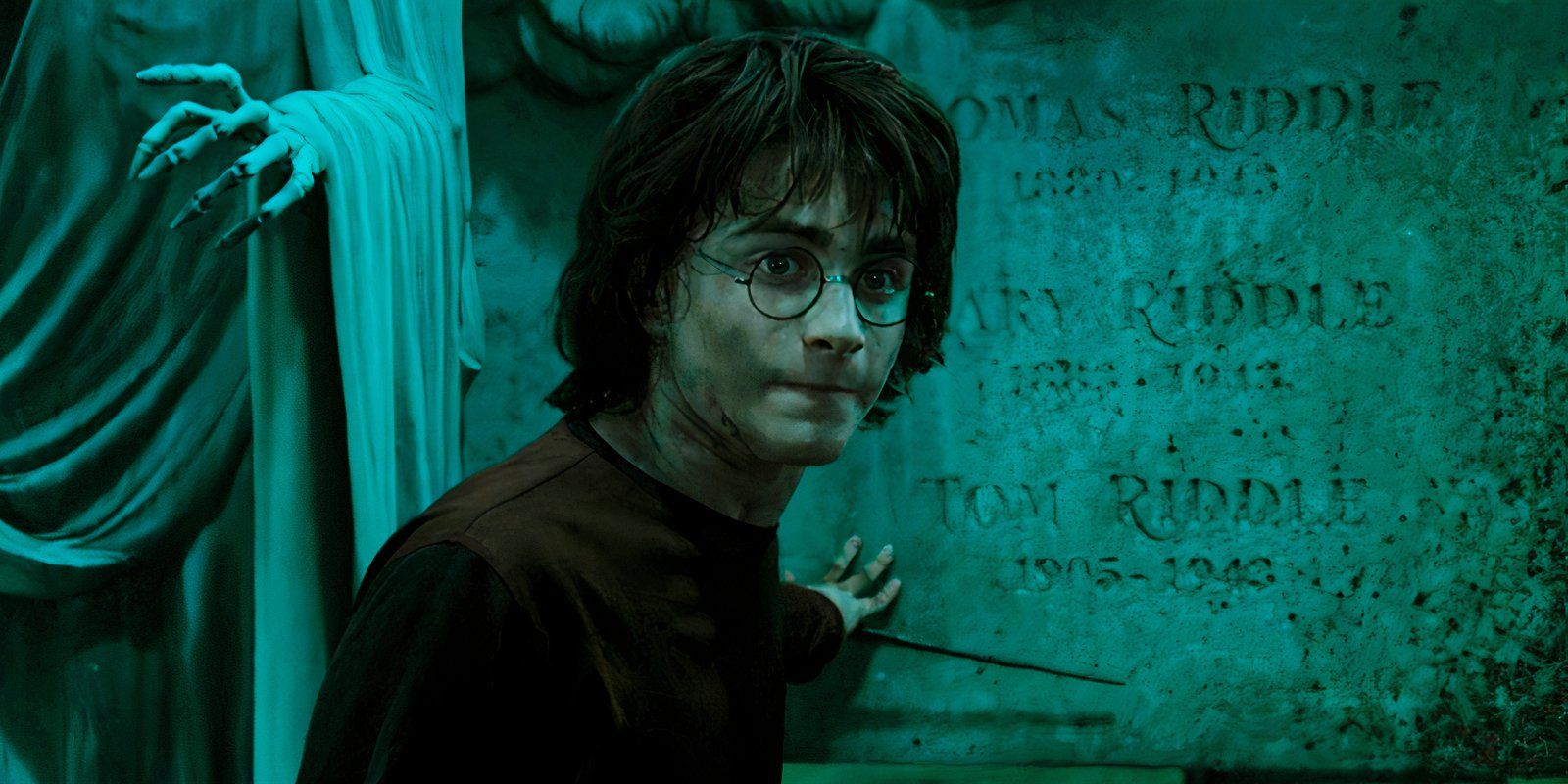 Daniel Radcliffe as Harry in Harry Potter and the Goblet of Fire