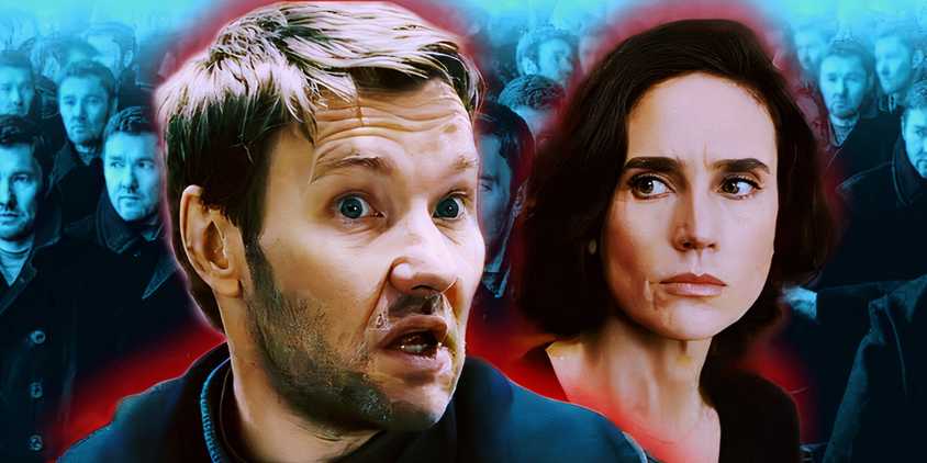 Joel Edgerton as Jason and Jennifer Connelly as Daniela in Dark Matter