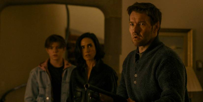 Charlie, Daniela and Jason Looking incredulous in Dark Matter season 1 episode 9