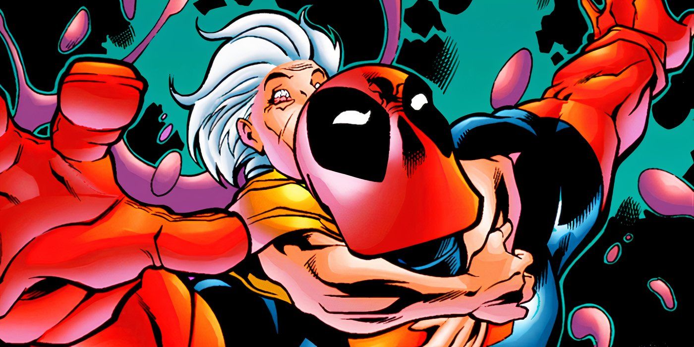 Deadpool and Blind Al time-traveling in Marvel Comics