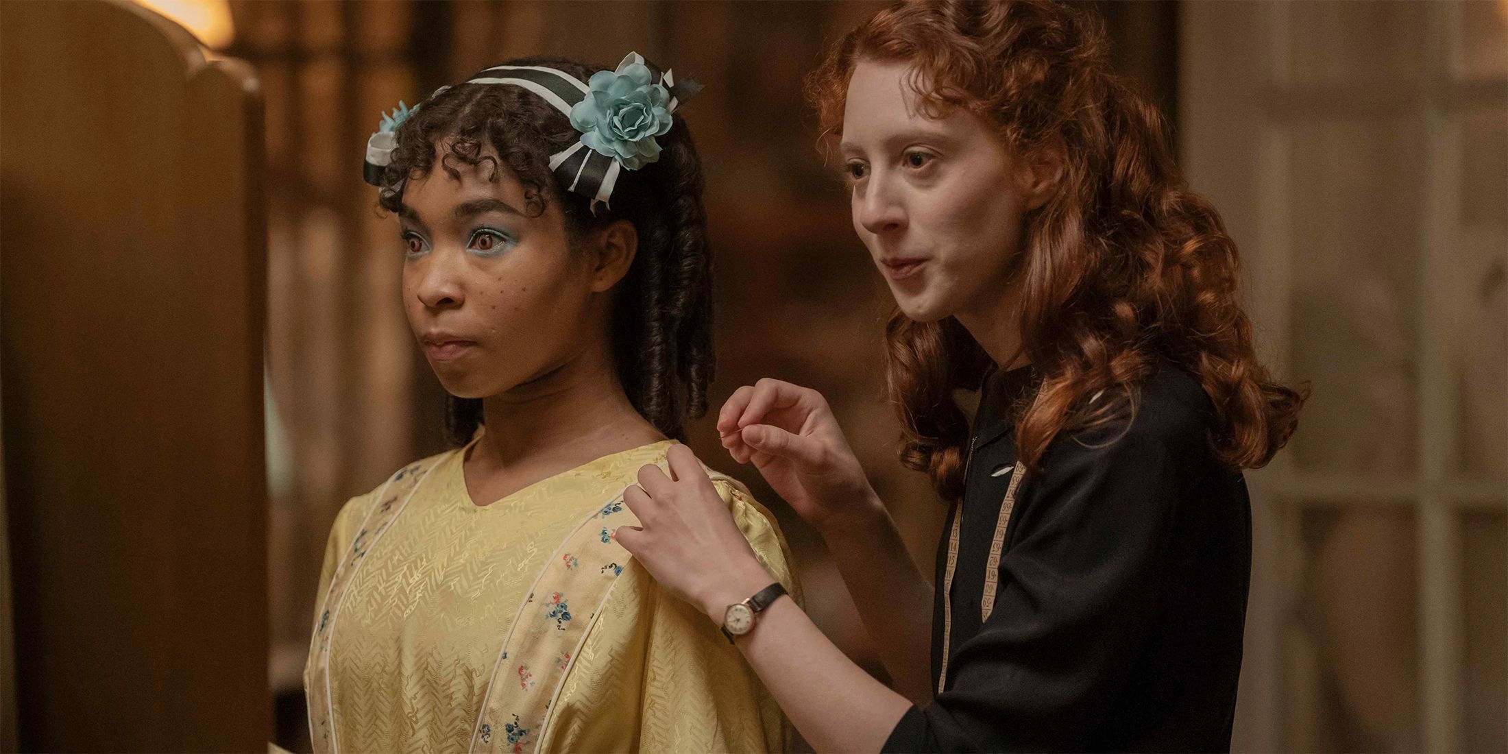 delainey hayles as claudia &amp; roxane duran as madeleine in interview with the vampire season 2