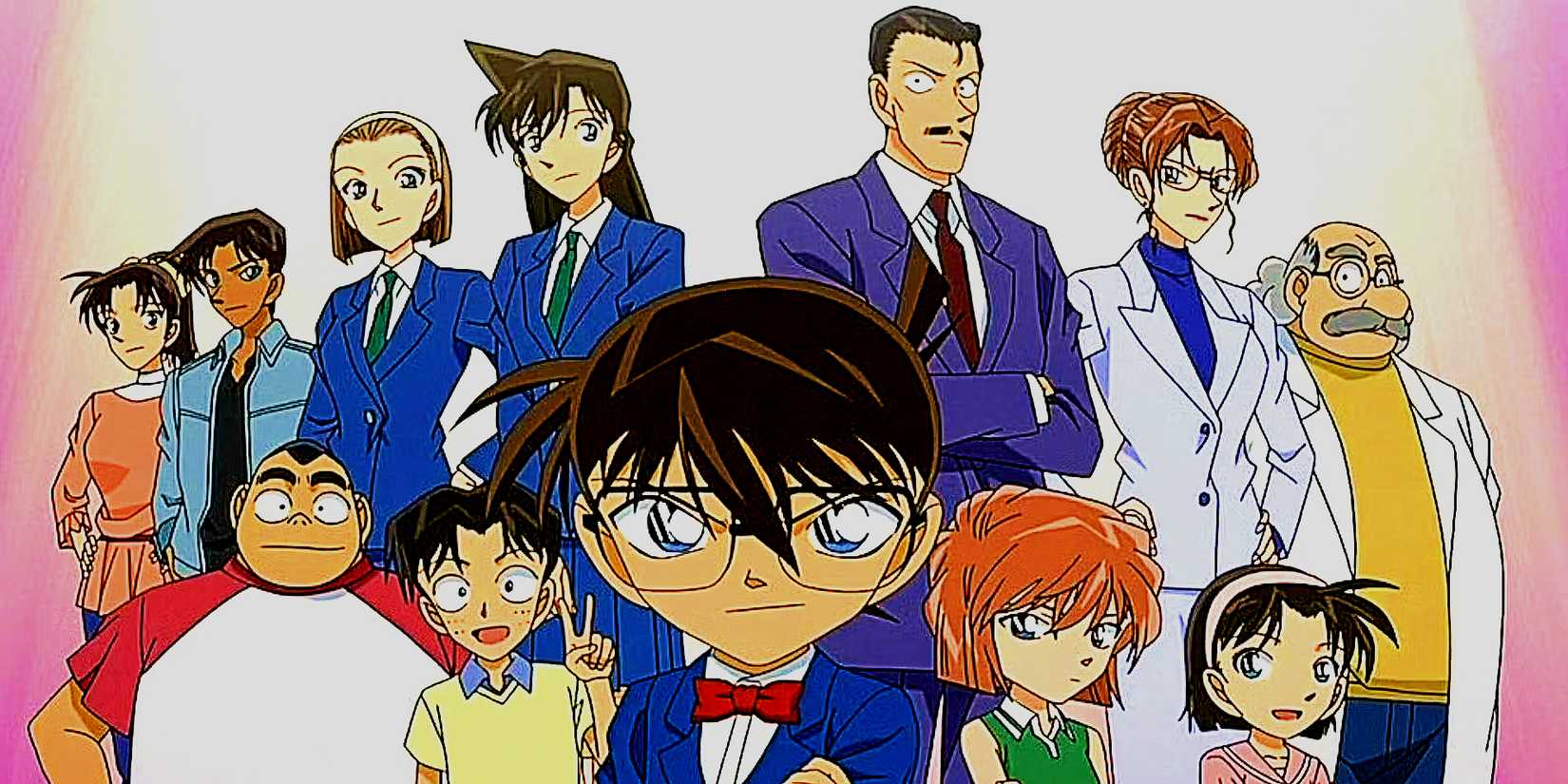 Detective Conan and the full cast of Case Closed
