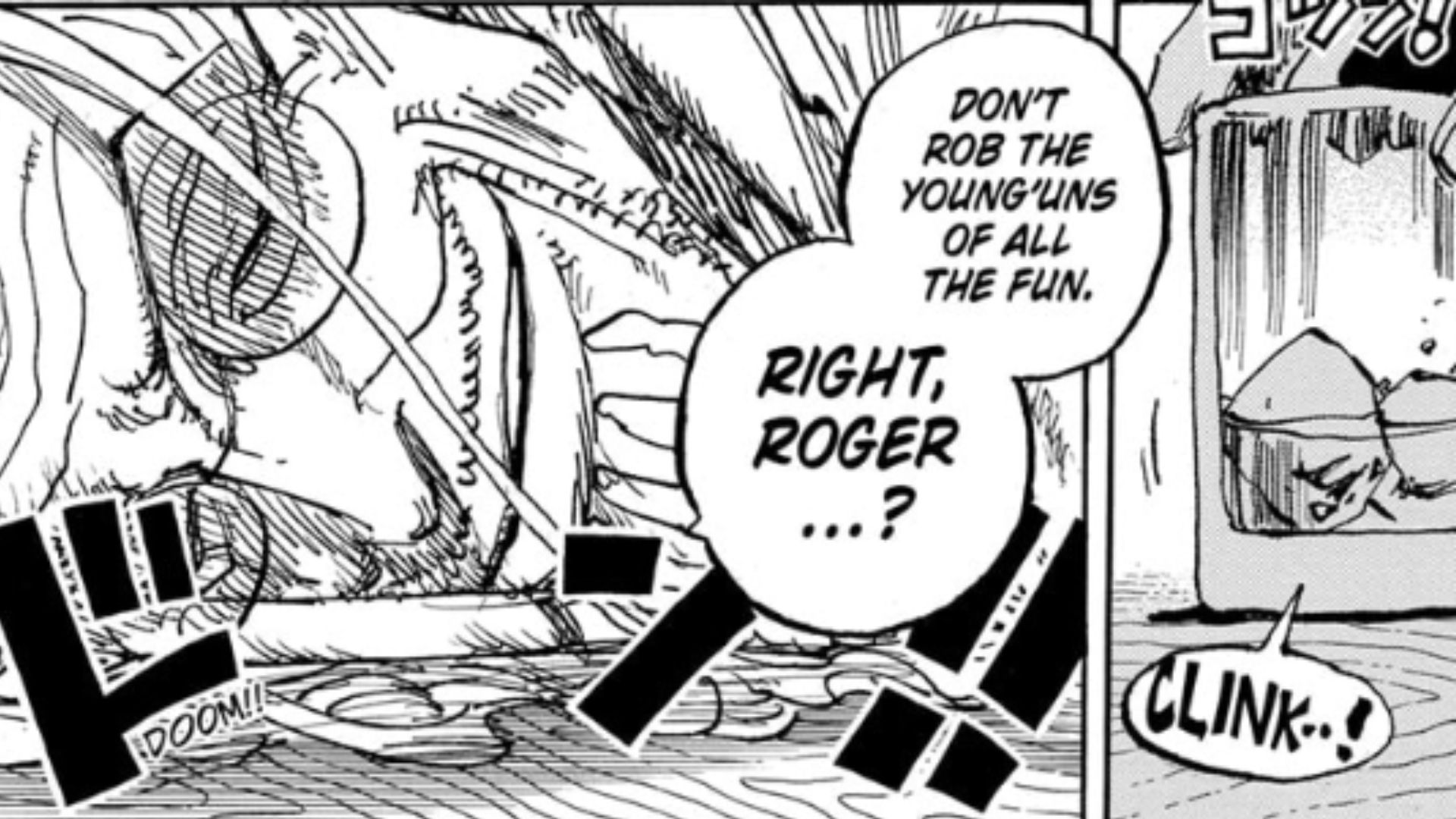 Drunk Silver Rayliegh as seen One Piece Chapter #1116