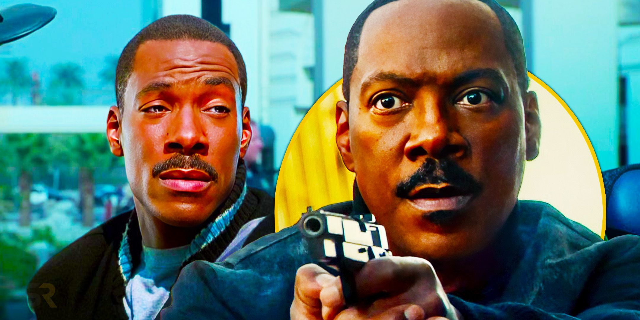 Eddie Murphy in Berverly Hills Cop 3 and Beverly Hills Cop Axel F