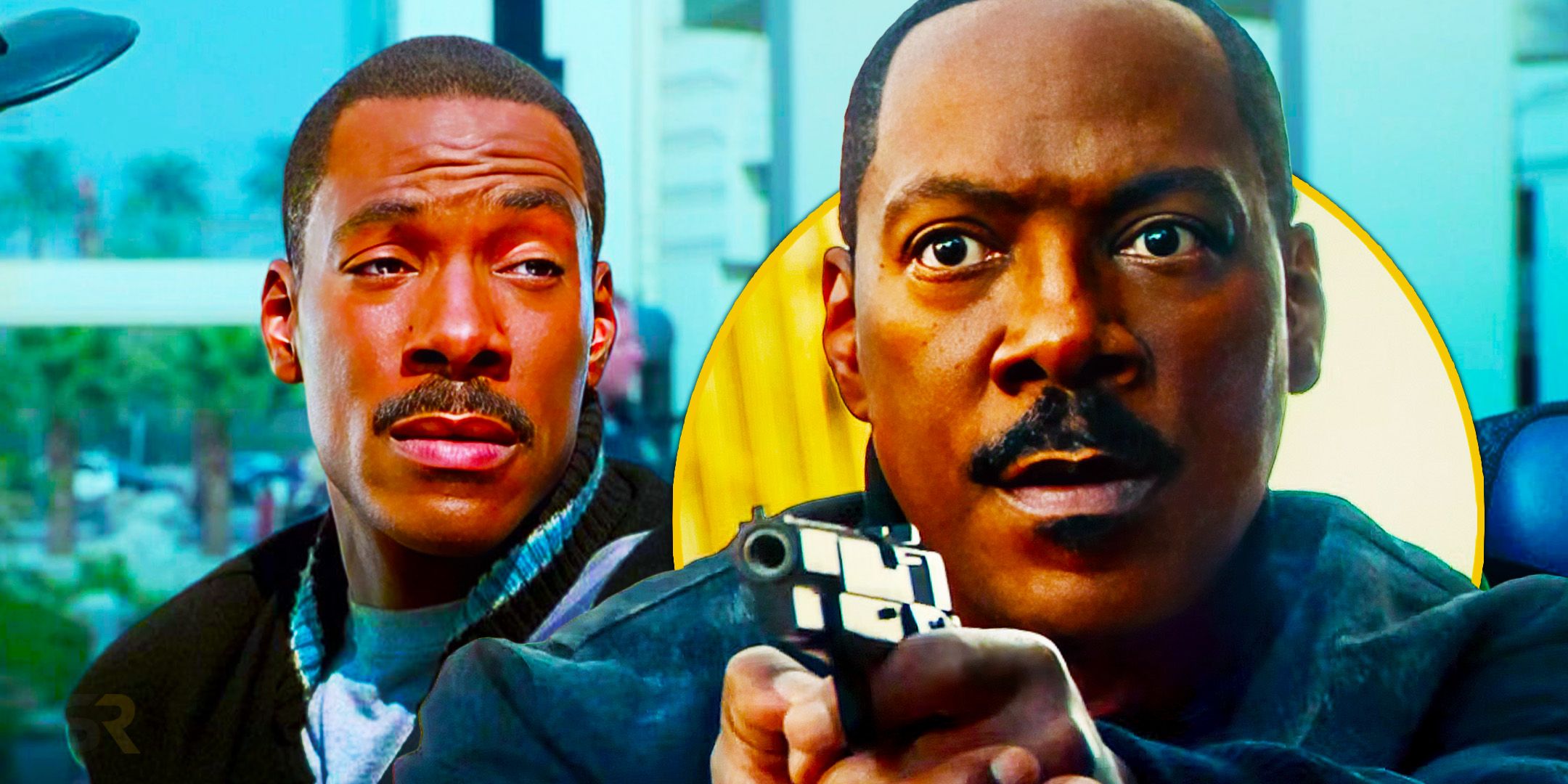 Eddie Murphy em Um Tira da Pesada 3 e Um Tira da Pesada Axel F