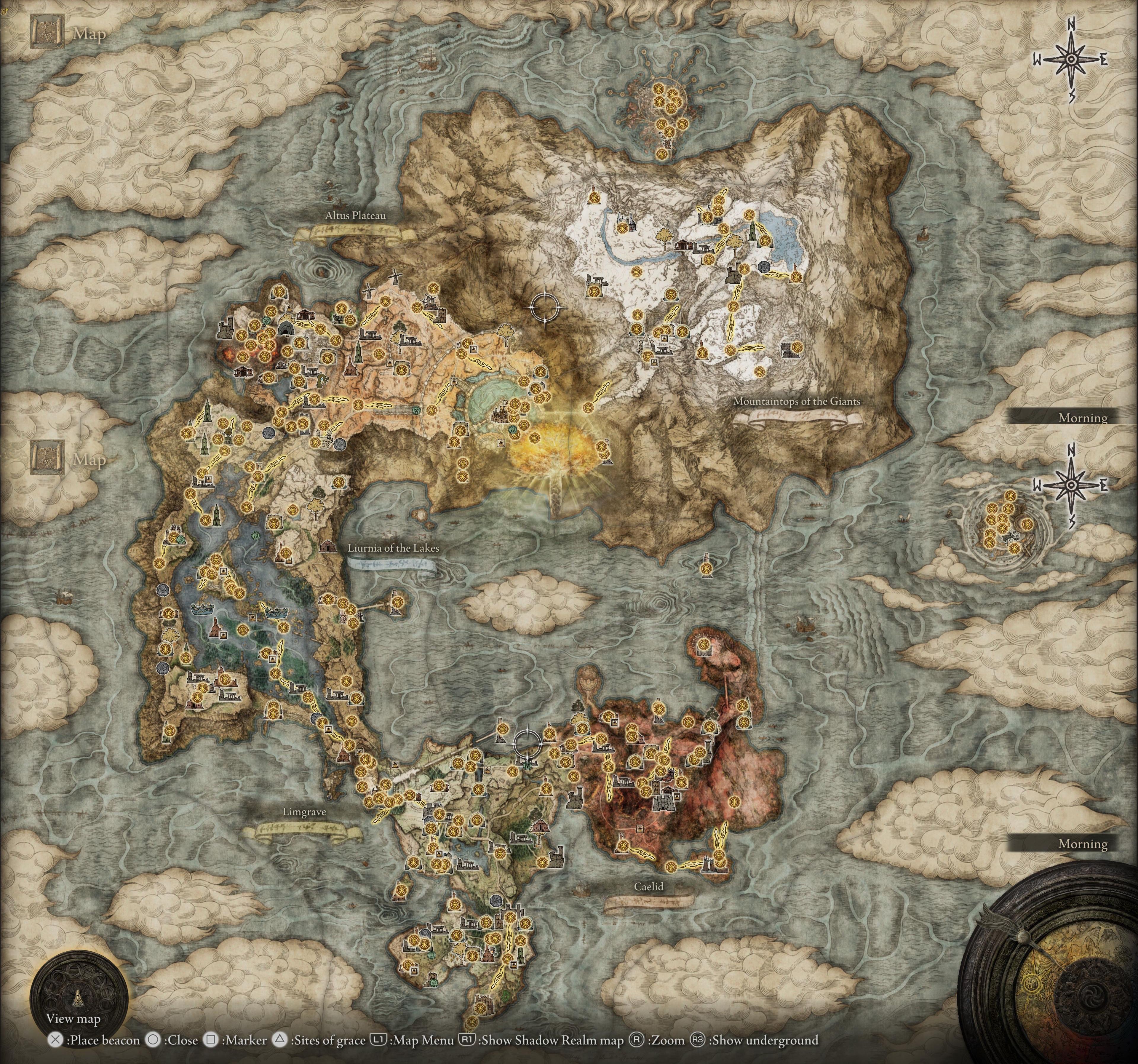 Elden Ring: Shadow Of The Erdtree&rsquo;s Map Size Compared To The Base Game