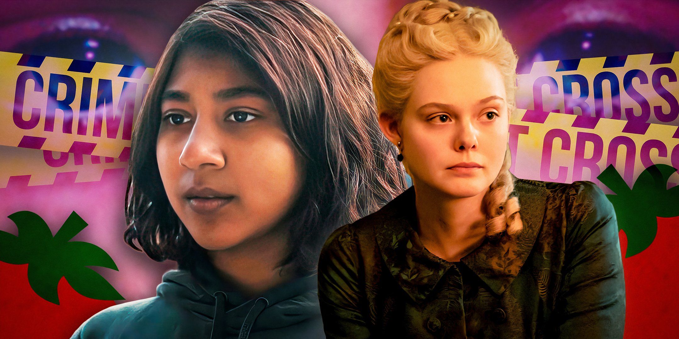 (Elle-Fanning-as-Catherine)-from-The-Great-and-(Vritika-Gupta-as-Reena-Virk)-from-Under-the-Bridge