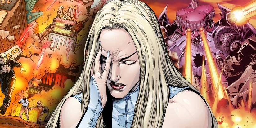 Emma Frost with Genosha Genocide and Sentinel