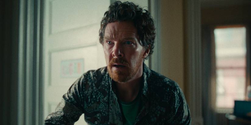 Vincent (Benedict Cumberbatch) disheveled and looking desperate in Eric season 1