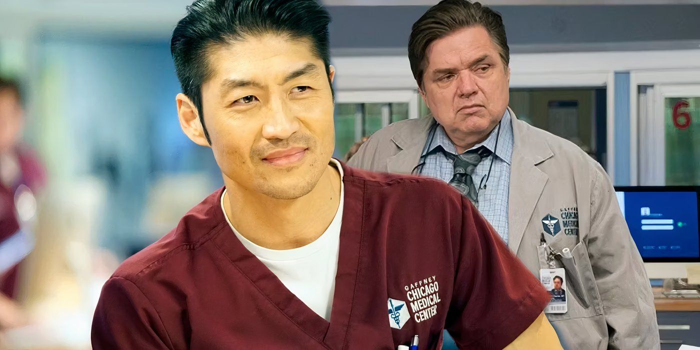 Ethan Choi next to Charles in Chicago Med