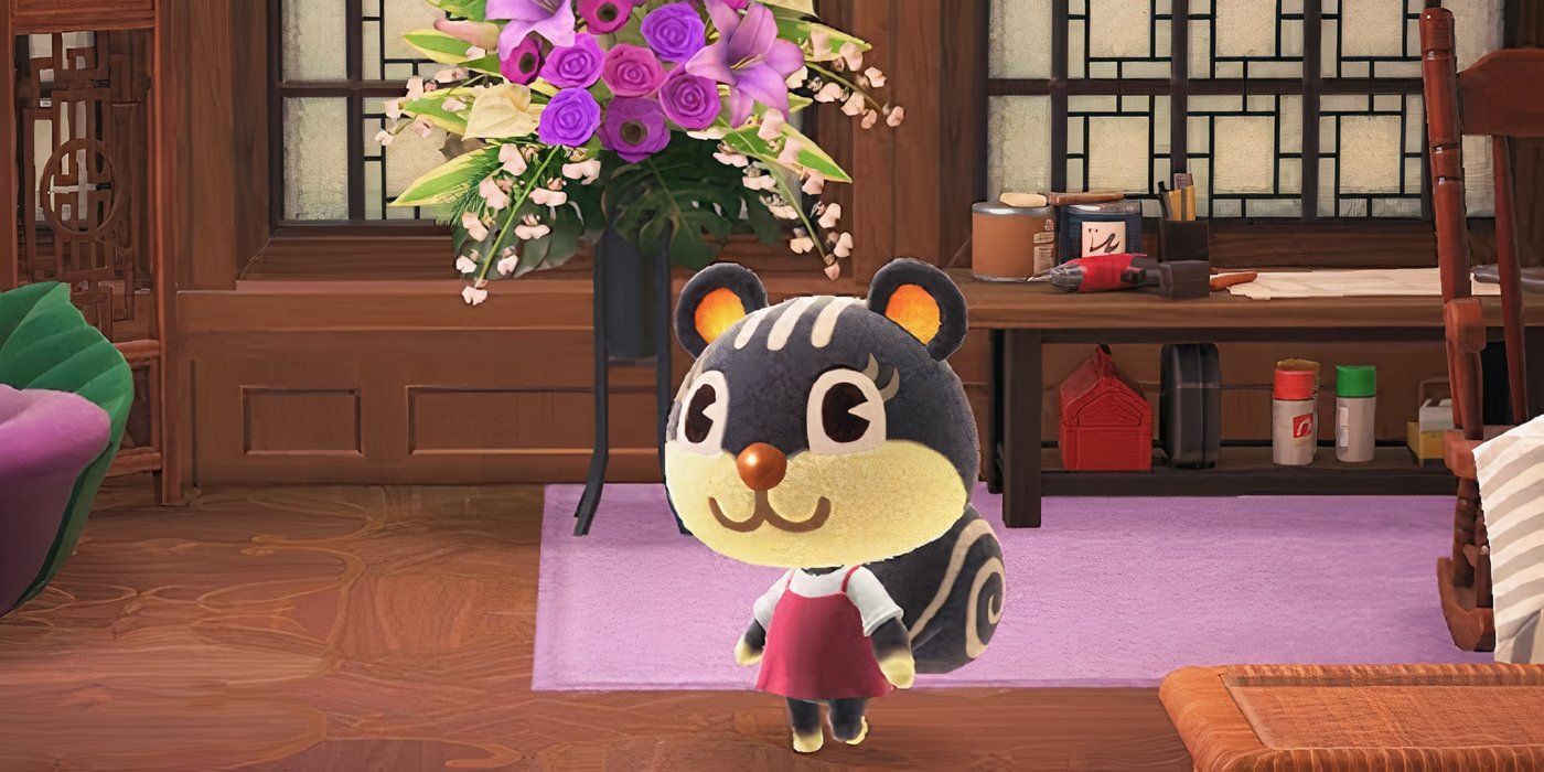Explorando o quarto de Blaire em Animal Crossing