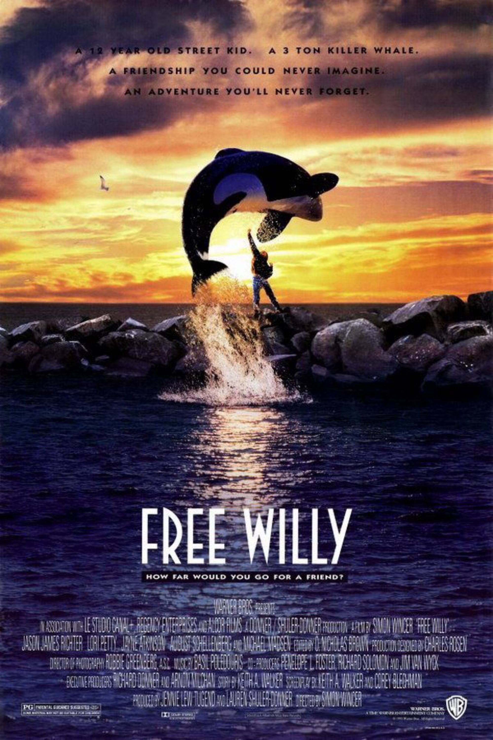 Free Willy - Poster - Killer Whale Jumping
