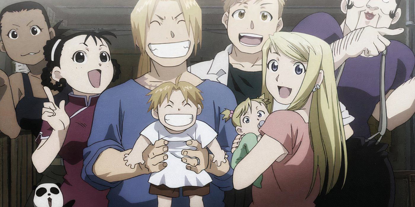 The final scene of Fullmetal Alchemist: Brotherhood