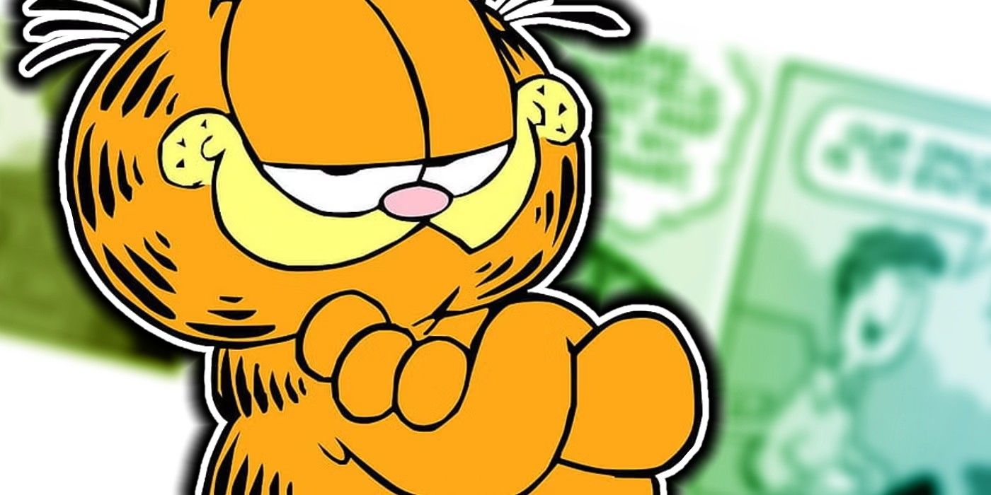 garfield looking smug