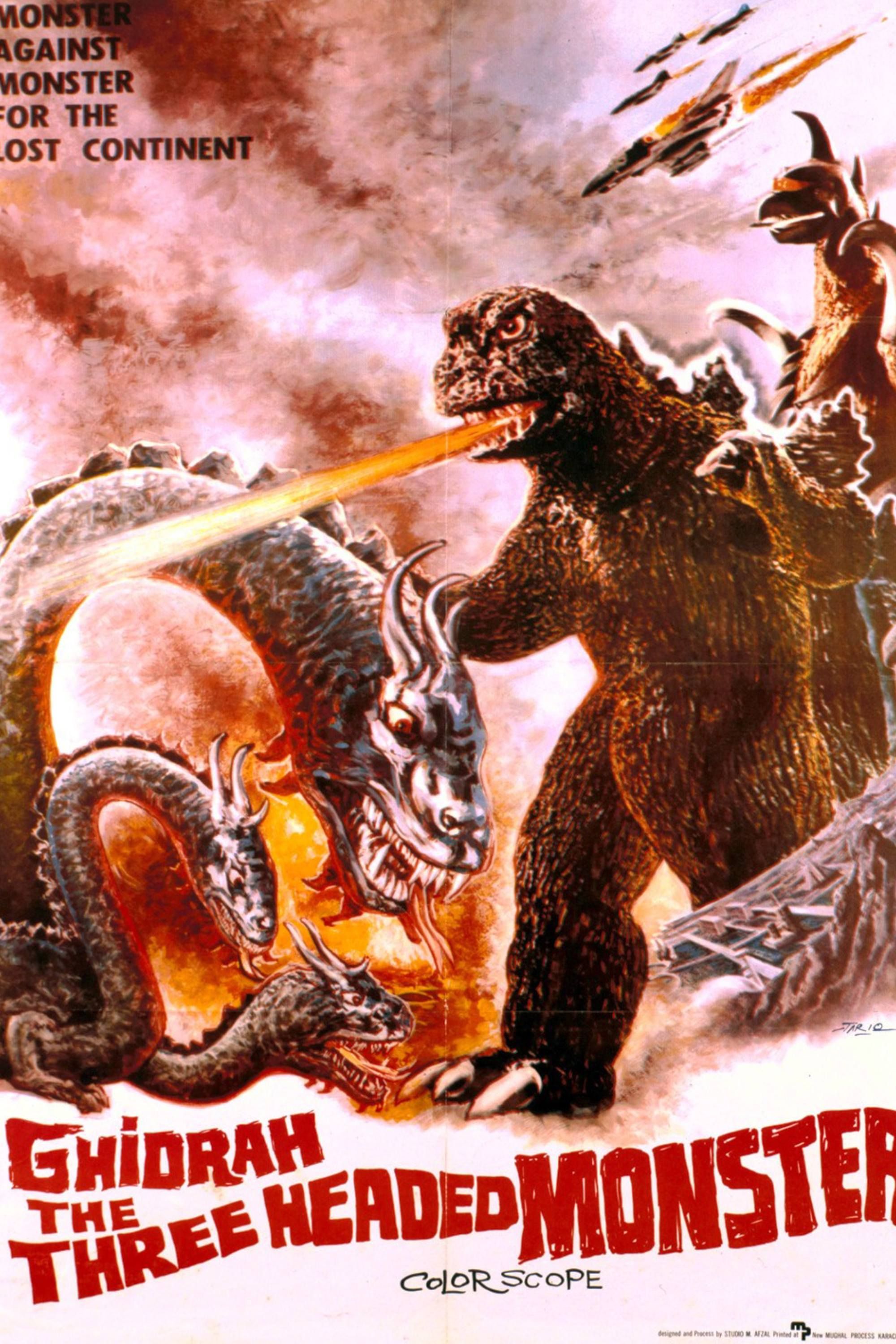 Ghidorah, the Three-Headed Monster - poSTER