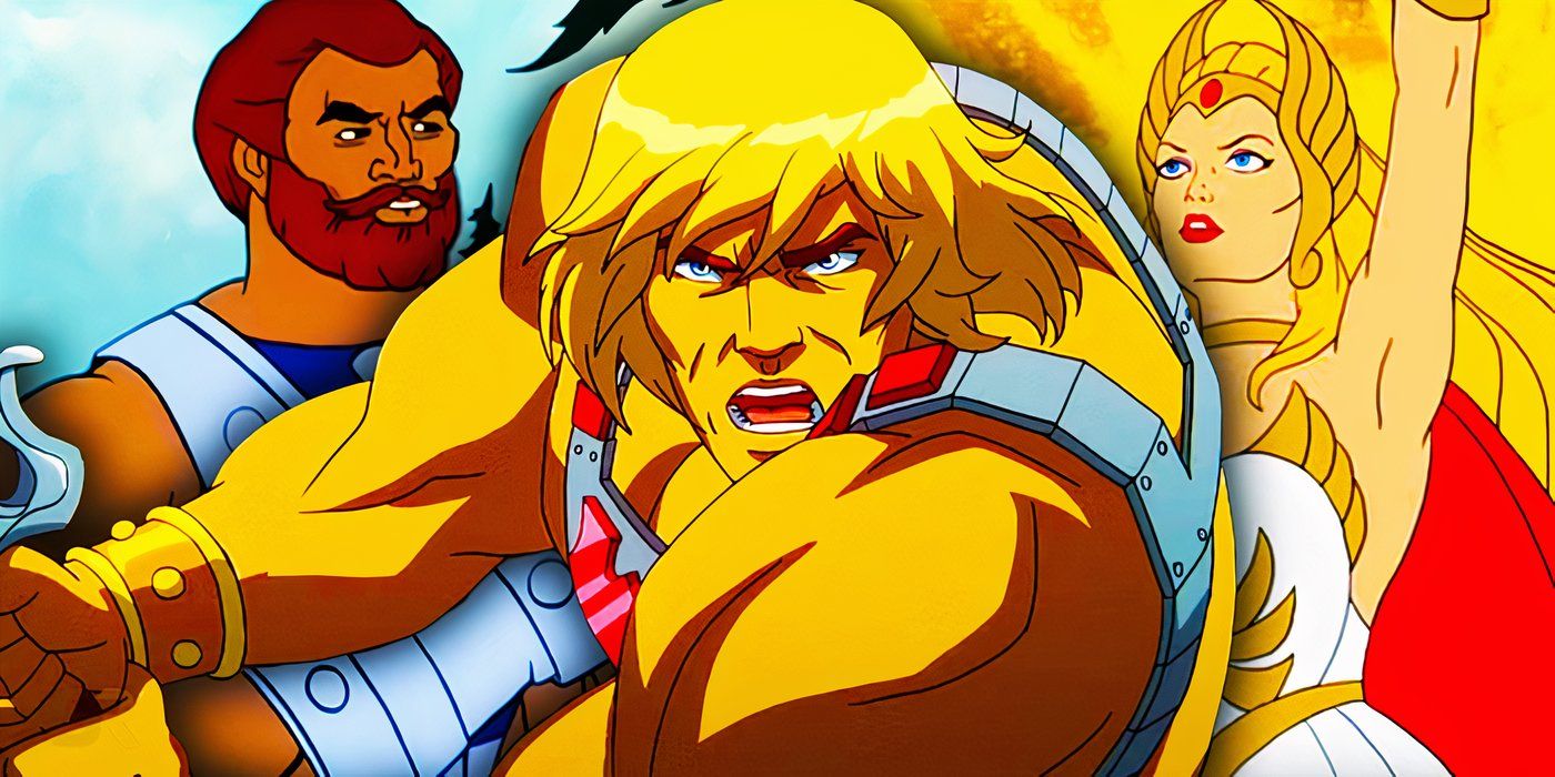 Fisto, He-Man, and She-Ra from Masters of the Universe