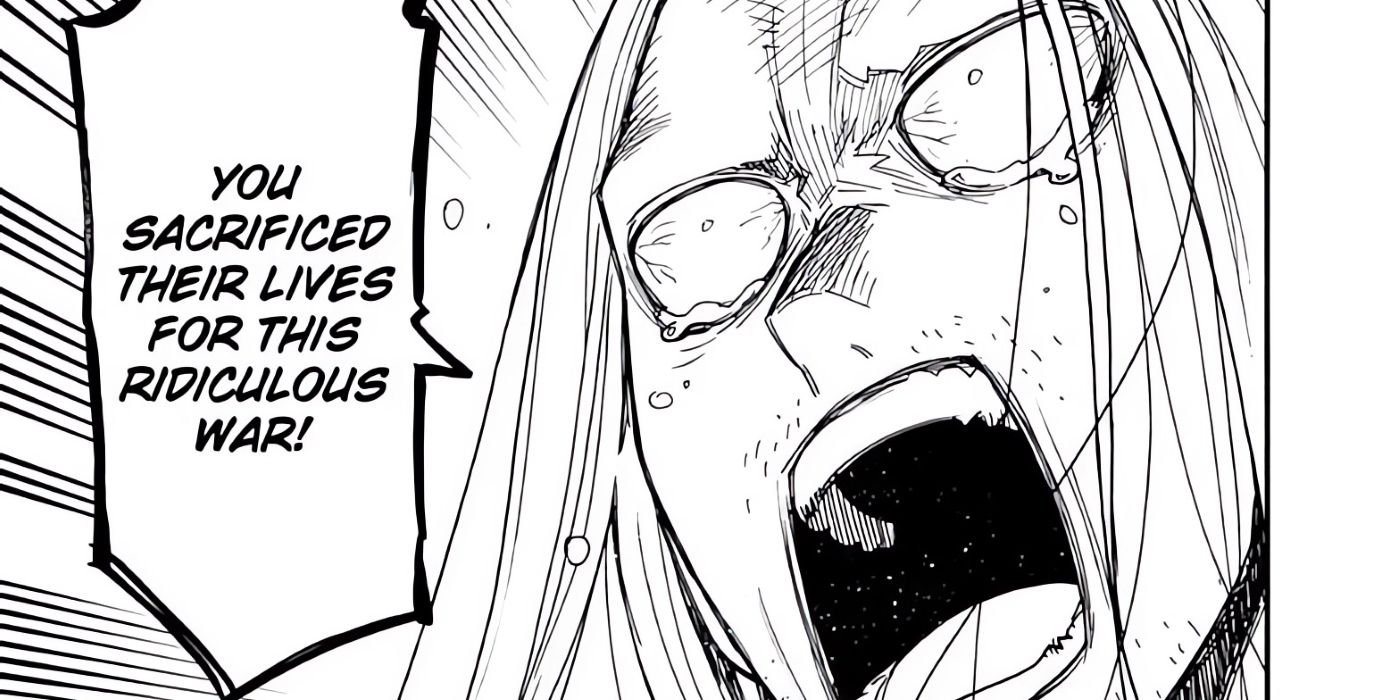 Henderson screaming after finding out that Martha&rsquo;s battalion was defeated