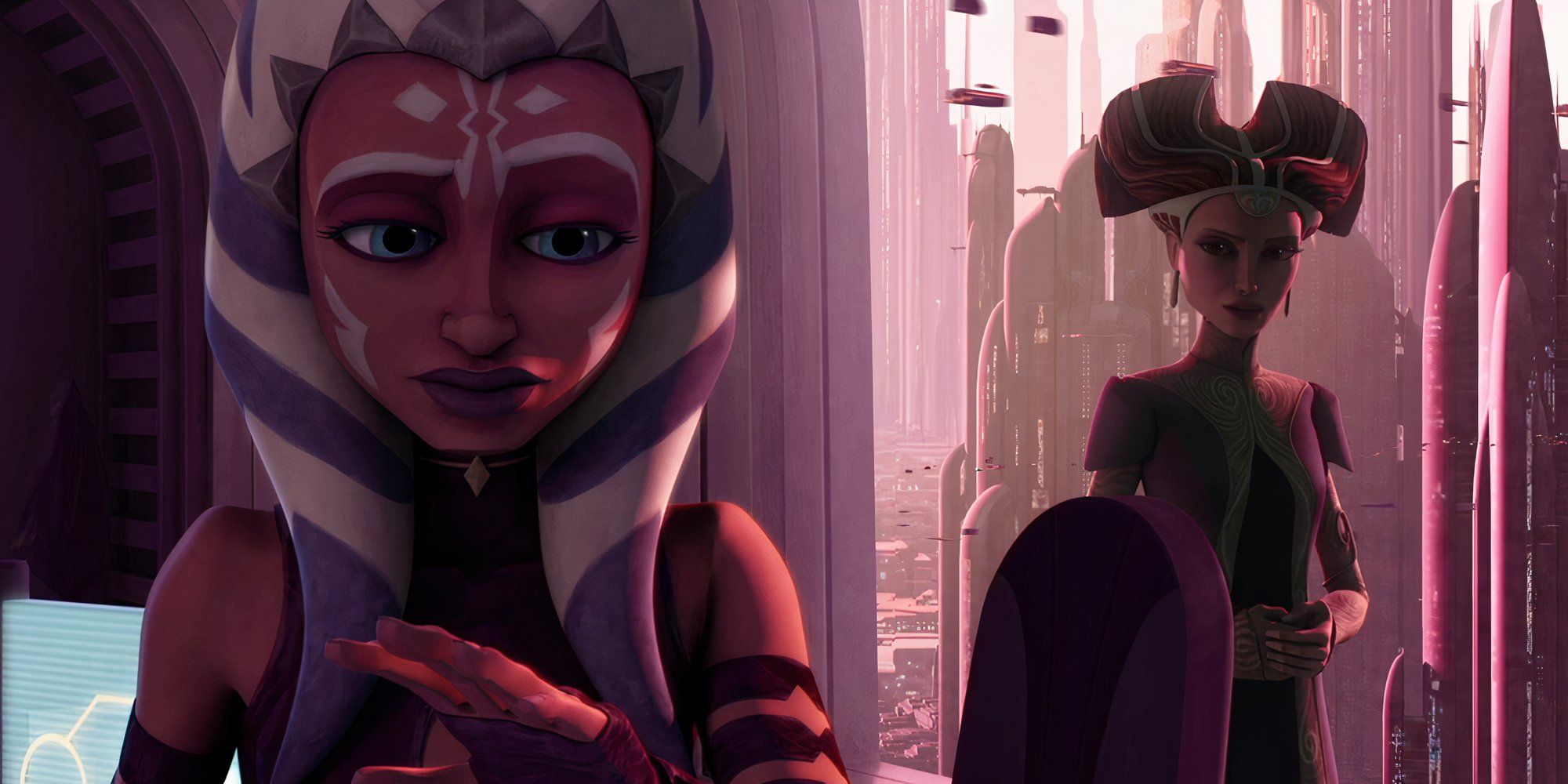 ¿Ahsoka Tano supo alguna vez que Leia Organa era la hija de Anakin y Padmé?