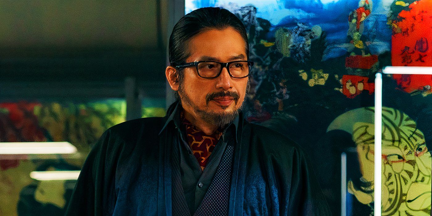 Hiroyuki Sanada as the villain Shimazu Koji in John Wick Chapter 4