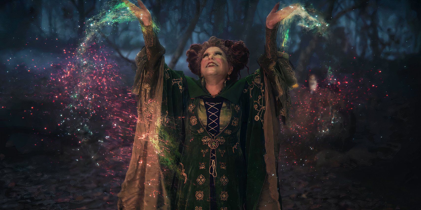 Hocus Pocus 2 Winifred disintegrating due to the reunion spell