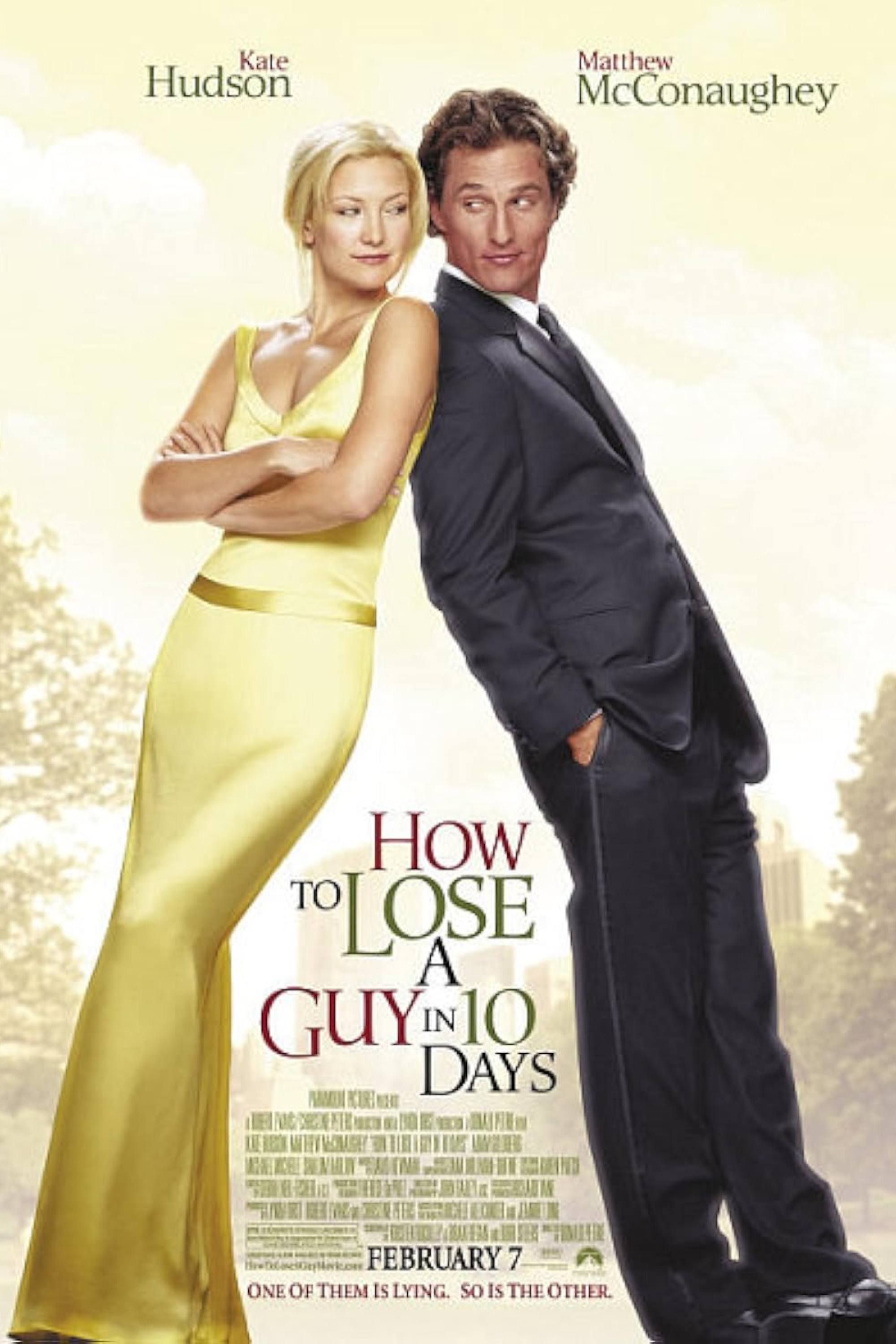 How to Lose A Guy In 10 Days - Poster - Kate Hudson & Matthew McConaughey Leaning on each other
