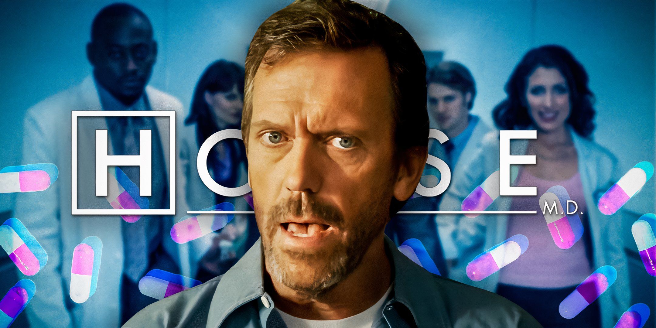 Hugh Laurie as Dr. Gregory House from House M.D.