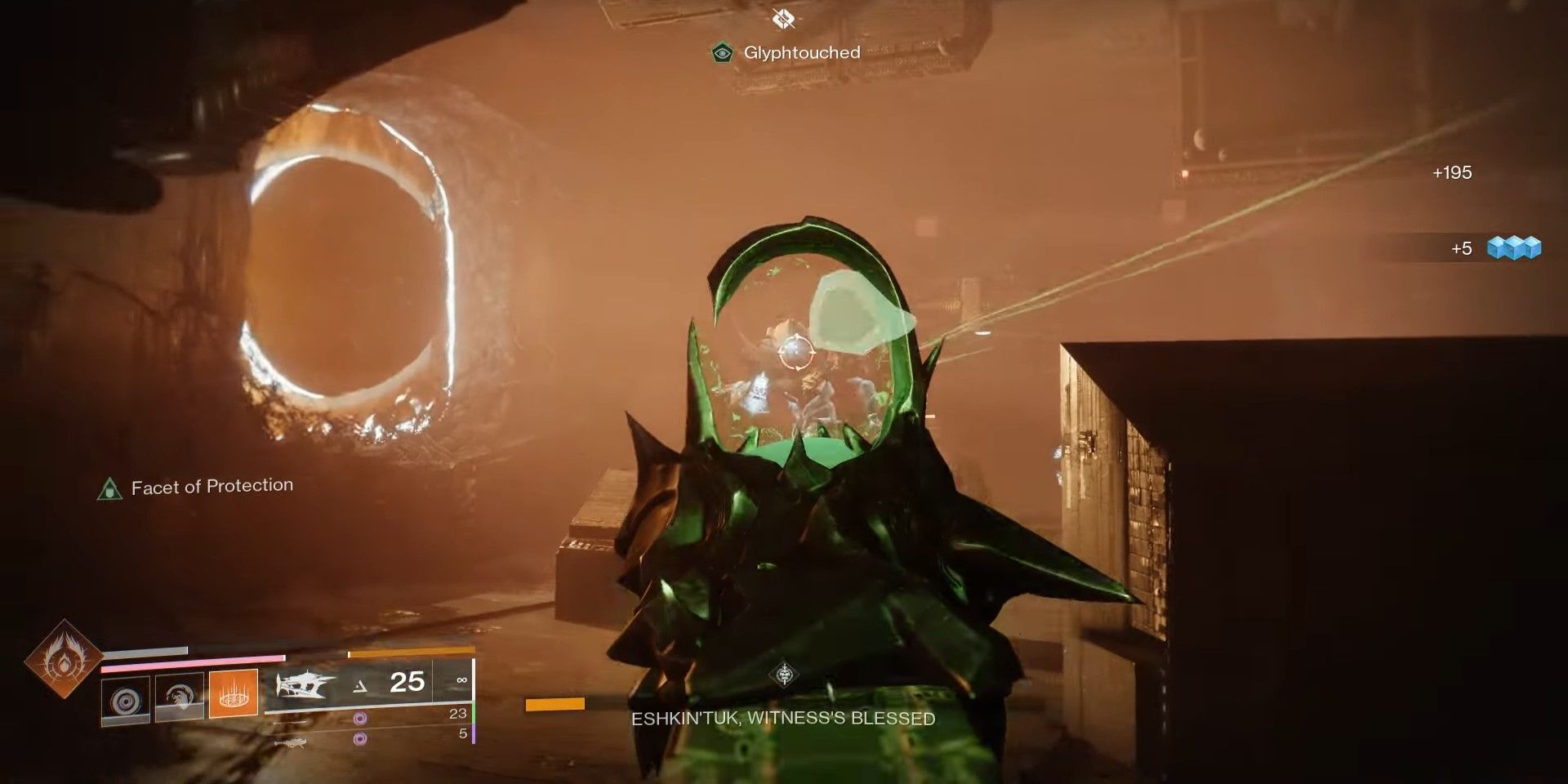 Lutando contra Eshkin'tuk, testemunha abençoada em Destiny 2