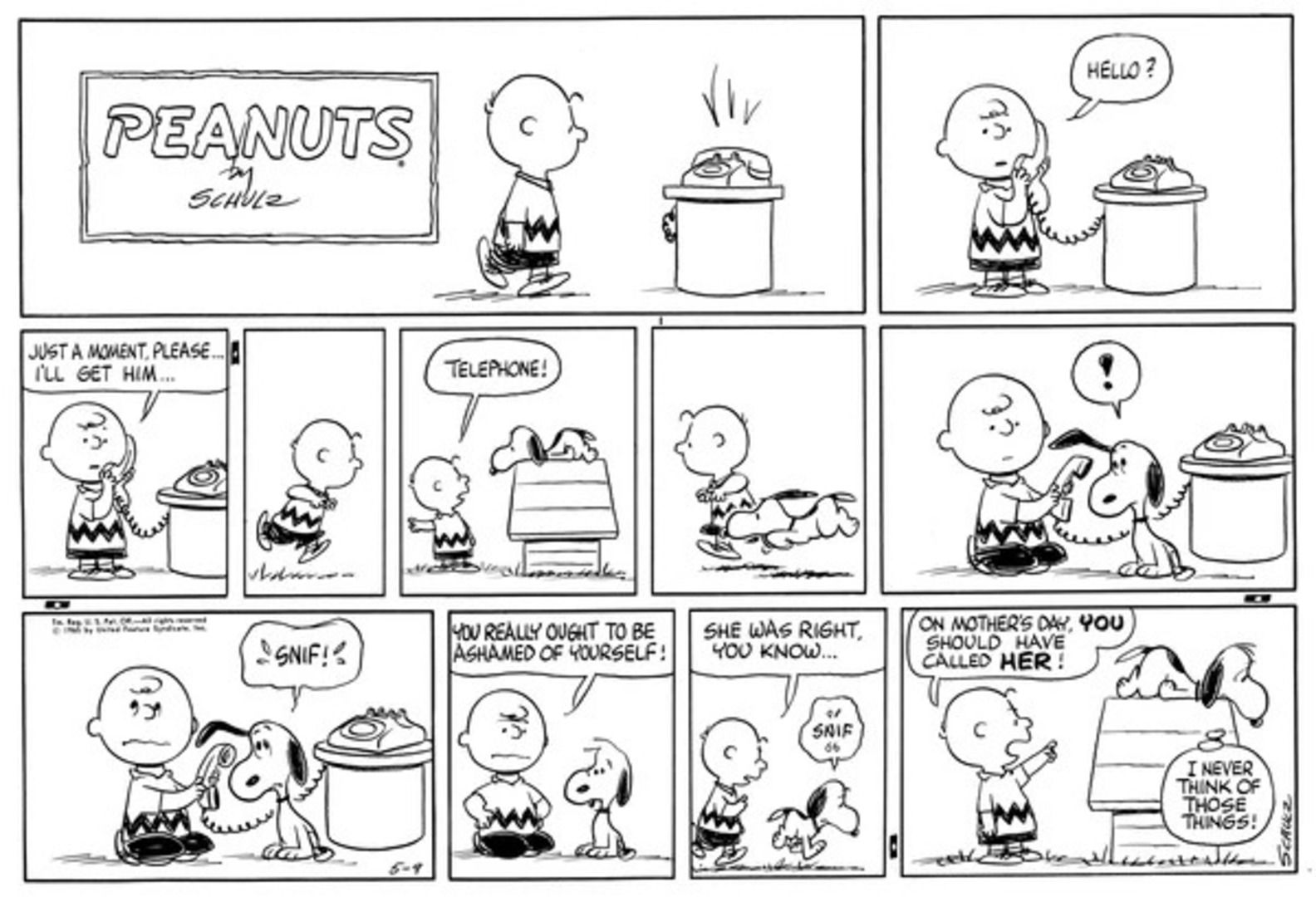 Charlie Brown e Snoopy.