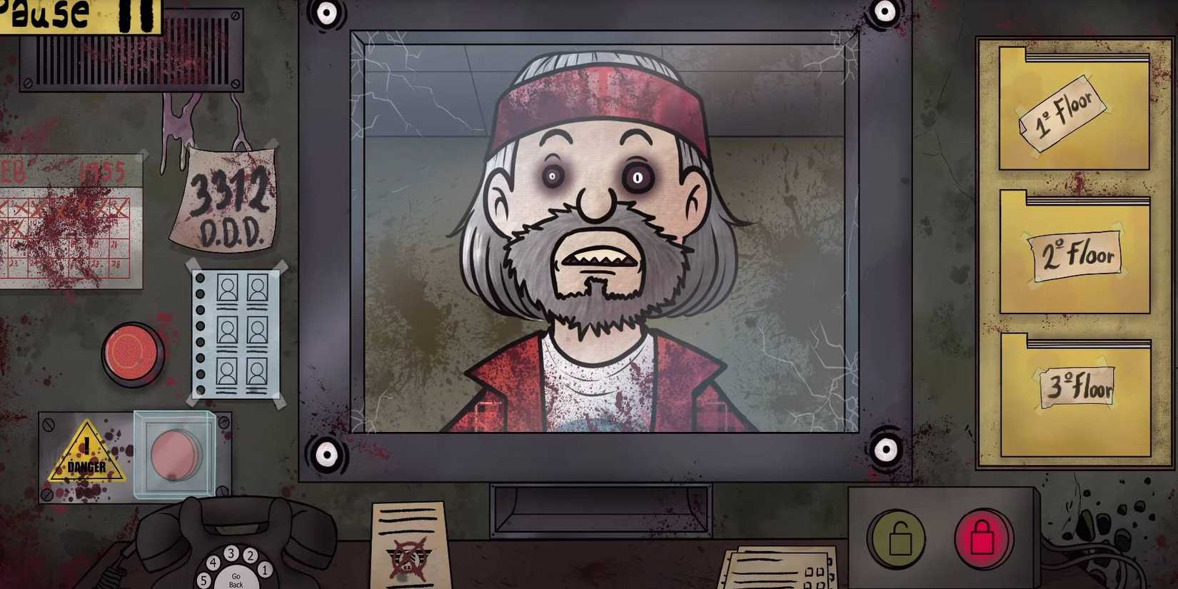 That's Not My Neighbor Evil Chester asking trivia questions at window during Nightmare Mode playthrough