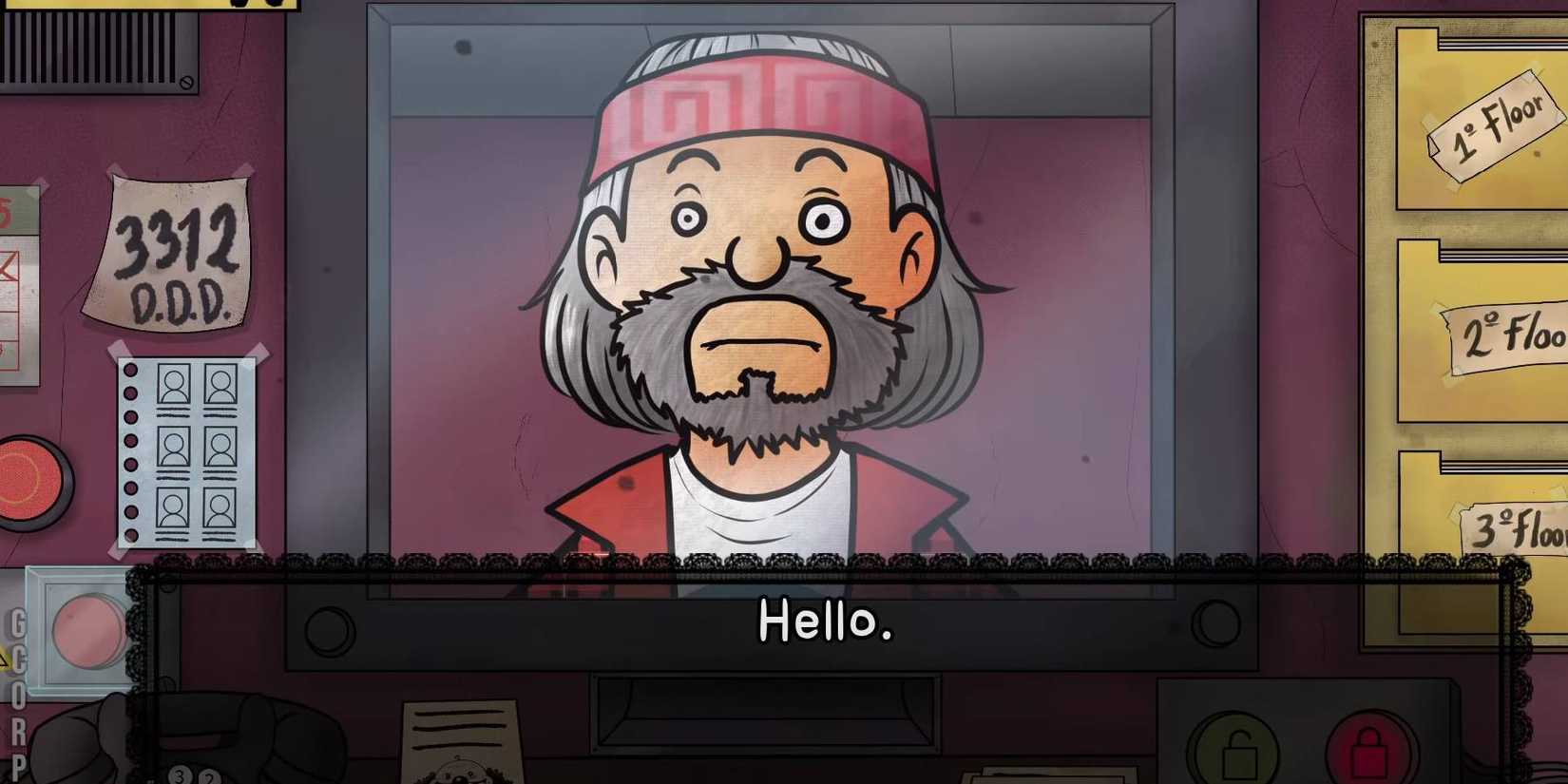 That's Not My Neighbor meeting NPC Chester who asks several trivia questions in a Quiz